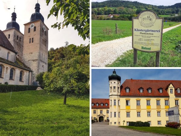 Das Benediktinerkloster Plankstetten mit riesigem Klostergarten