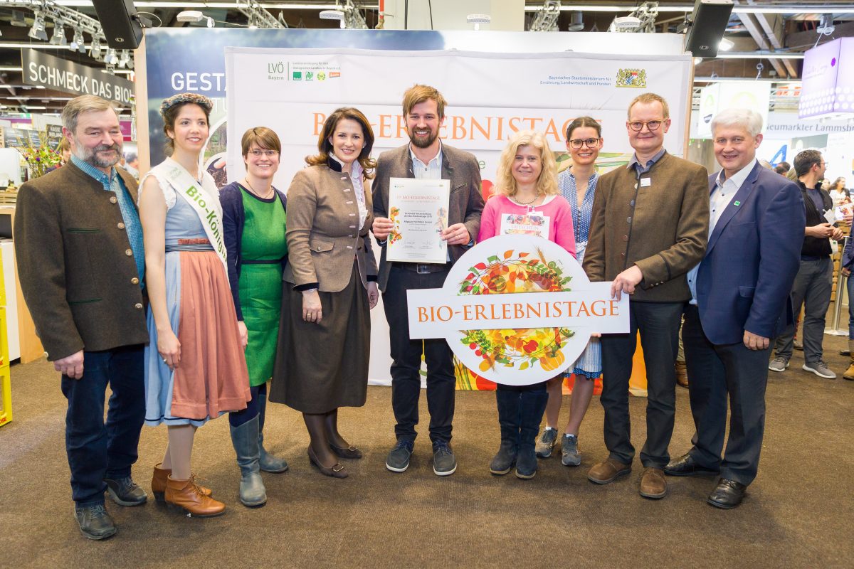 Gruppenbild Schönste Veranstaltung Allgäuer Hof-Milch Bio-Erlebnistage 2019