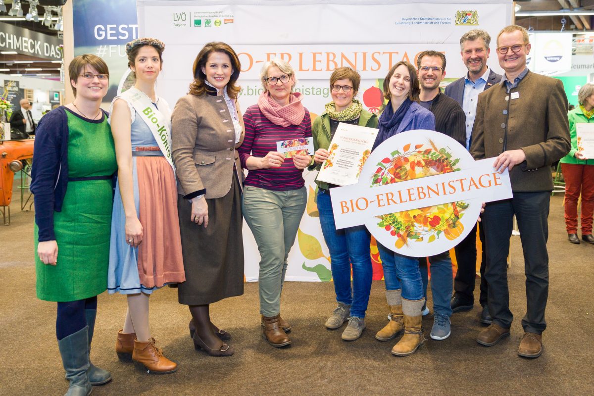 Gruppenbild Schönste Veranstaltung Bio-Erlebnistage 2019