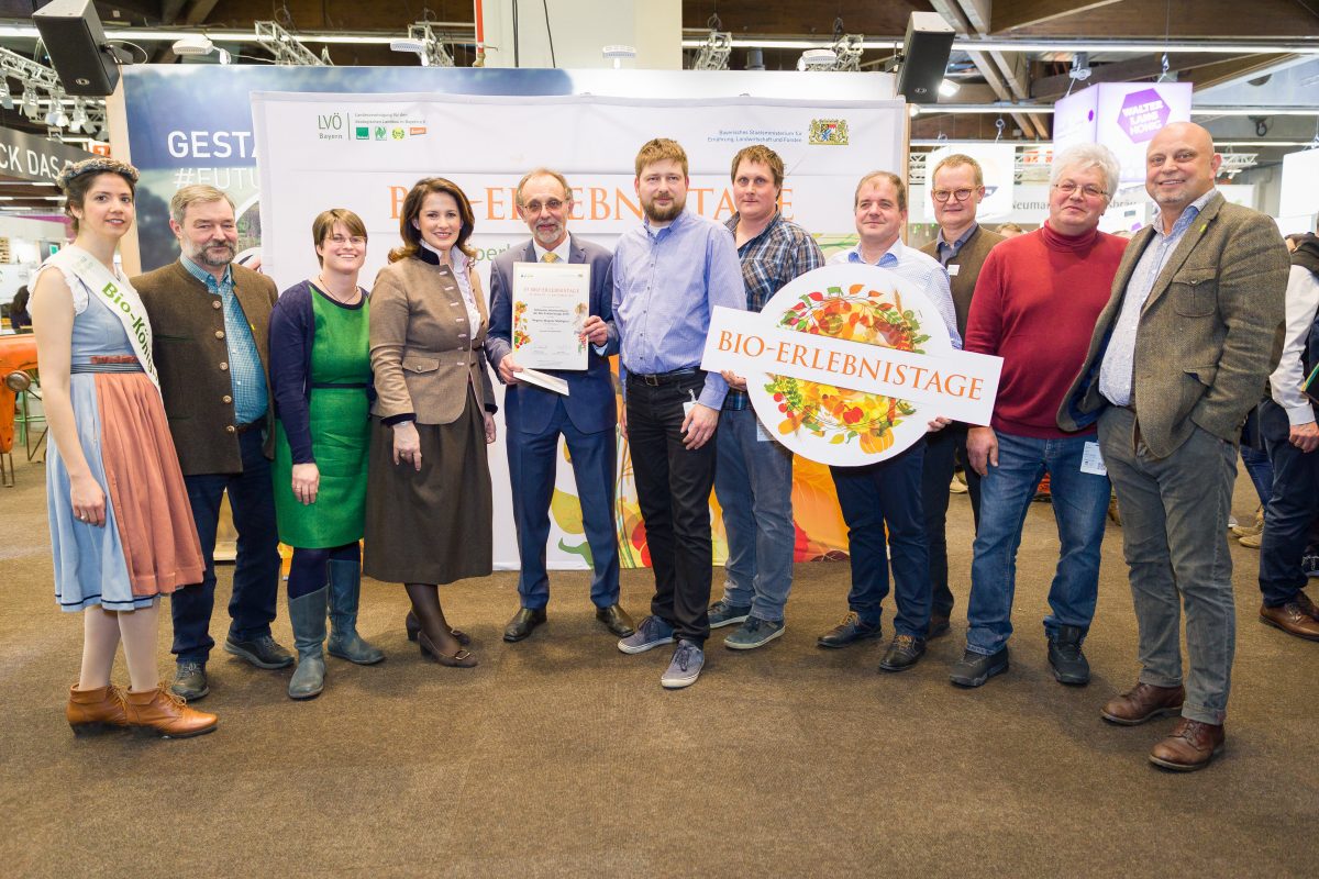 Gruppenbild Schönste Veranstaltung Müßighof Bio-Erlebnistage 2019