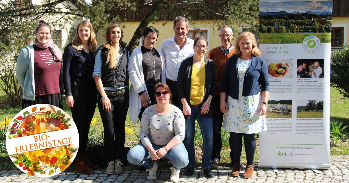 Gruppenbild Seminar-Teilnehmerinnen und Teilnehmer, Bio-Erlebenistage