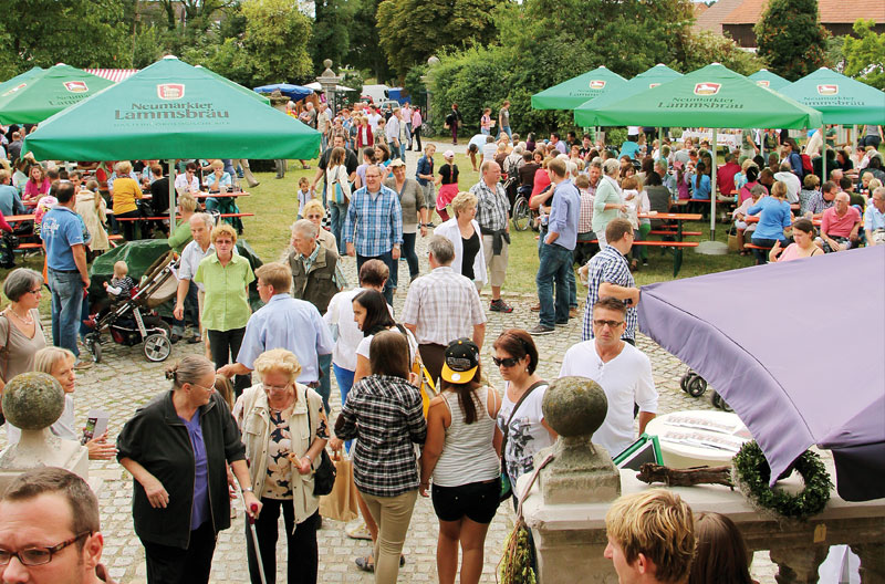 Hoffest mit vielen Besuchern